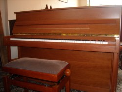  Piano droit Pearl River 110 Tradition Merisier Satin